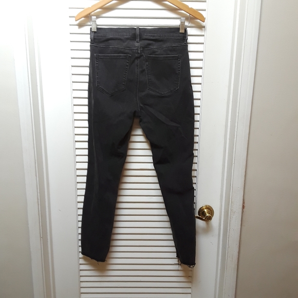 Pacsun Women 27 size High Rise Jegging Black Distressed Denim Jeans - Picture 13 of 14